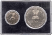 UNC Set of 25th Anniversary of Independence of Bombay Mint of 1972.