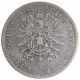 Silver Five Mark Coin of Prussia of Wilhelm I of German.