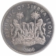 Cupro Nickel One Dollar Proof Coin of Sierra Leone.