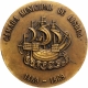 Rare Bronze Large Medallion of Fifth Birth Centenary of Vasco da Gama of Goa