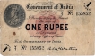 One Rupee Bank Note Signed By AC McWatters of King George V of 1917.