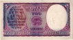 Two Rupees Bank Note Signed By J B Taylor of King George VI of 1943.