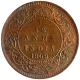 Bronze One Twelfth Anna Coin of King Edward VII of Calcutta Mint of 1909.