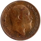 Bronze One Twelfth Anna Coin of King Edward VII of Calcutta Mint of 1909.