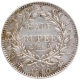 Error Silver Half Rupee Coin of Victoria Queen.