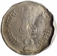 Error Copper Nickel Two Rupee Coin of Republic India.