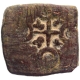 Copper Square Coin of Ujjaini Region.