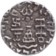 Silver Drachma Coin of Amoghbuti of Kuninda Dynasty.