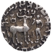 Silver Drachma Coin of Amoghbuti of Kuninda Dynasty.