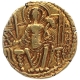 Gold Dinar Coin of Shaka of Kushan Dynasty of Ardoksho type.