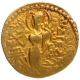 Gold Dinar Coin of Samudragupta of Gupta Dynasty of Kacha type.