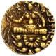 Gold Heavy Dinar Coin of Prakashaditya of Later Gupta Dynasty.