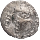 Silver Drachma Coin of Harshavardhana of Pushybhuti Dynasty of Post Guptas.