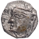 Silver Drachma Coin of Harshavardhana of Pushyabhuti Dynasty of Post Guptas.