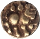 Gold Fanam Coin of Hoysala Dynasty.