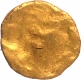 Gold One Quarter Fanam Coin of Chalukyas o Badami.