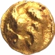 Gold Haga Coin of Nolambas of Nolambavadi.