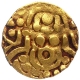 Base Gold One and One eighth Masha Coin of Madanavarman of Chandellas of Jejakabhukti.