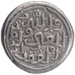 SilverTanka Coin of Muhammad bin Tughluq of Hadrat Delhi  Mint of Delhi Sultanate.