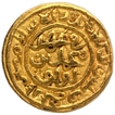 Gold Tanka Coin of Muhammad bin Tughluq of Dar ul Islam Mint of Tughluq Dynasty of Delhi Sultanate.