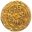 Gold Heavy Dinar Coin of Muhammad bin Tughluq  of Shahr Sultanpur Mint of Tughluq Dynasty of Delhi Sultanate.