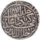 Silver One Rupee Coin of Akbar of Ahmedabad Shahr e Muazzam Mint.