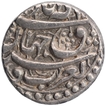 Silver One Rupee Coin of Akbar of Allahabad Mint.