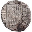 Silver One Rupee Coin of Akbar of Hisar Firoza Mint.