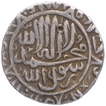 Silver One Rupee Coin of Akbar of Hisar Firoza Mint.