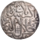 Silver One Rupee Coin of Akbar of Jaunpur Mint.