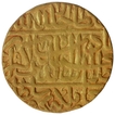 Gold Mohur Coin of Akbar of Agra Mint.