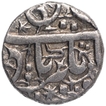 Silver Half Rupee Coin of Jahangir of Ahmadnagar Mint.