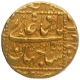 Gold Mohur Coin of Shahjahan of Burhanpur Mint.