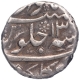 Silver Half Rupee Coin of Aurangzeb Alamgir of Golkonda Mint.