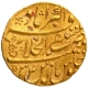 Gold Mohur Coin of Aurangzeb Alamgir of Akbarabad Mustaqir ul Khilafa Mint.