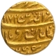 Gold Mohur Coin of Alamgir of Shahjahanabad Dar ul Khilafa Mint.