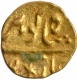 Gold Half Fanam Coin of Shah Alam II of Karpa Mint.