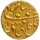 Gold Mohur Coin of Shah Alam II of Shahjahanabad Dar ul Khilafa Mint.