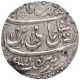 Silver One Rupee Coin of Ahmadnagar Farukhabad Mint of Farukhabad Kingdom.