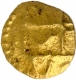 Gold Half Fanam Coin of Chhatrapati Shivaji Maharaj of Maratha Confederacy.