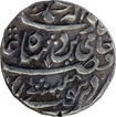 Silver One Rupee Coin of Abdullanagar Ujhani Mint of Rohilkhand Kingdom.