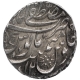 Silver One Rupee Coin of Mustafabad Mint of Rohilkhand Kingdom.