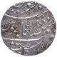 Silver One Rupee Coin of Arcot Mint of Indo French.