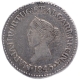 Silver One Rupia Coin of Maria II of Goa of Indo Portuguese.