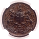 Copper One Twelfth Anna Coin of East India Company of Madras Mint of 1835.