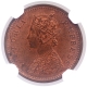 Copper One Twelfth Anna Coin of Victoria Empress of Bombay Mint of 1883.