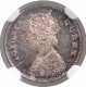 Silver Two Annas Coin of Victoria Queen of Calcutta Mint of 1862.