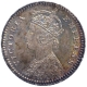 Silver Two Annas Coin of Victoria Empress of Calcutta Mint of 1878.