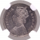 Silver Two Annas Coin of Victoria Empress of Calcutta Mint of 1888.