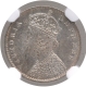 Silver Two Annas Coin of Victoria Empress of Calcutta Mint of 1900.